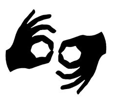 ASL interpretation logo